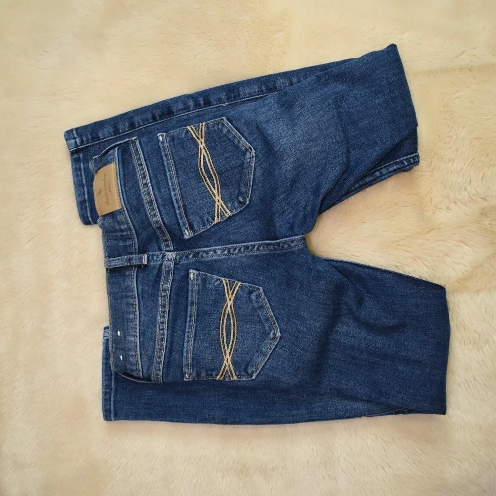 Abercrombie Kids Highrise Distressed Jean Leggings Slim Size 7/8